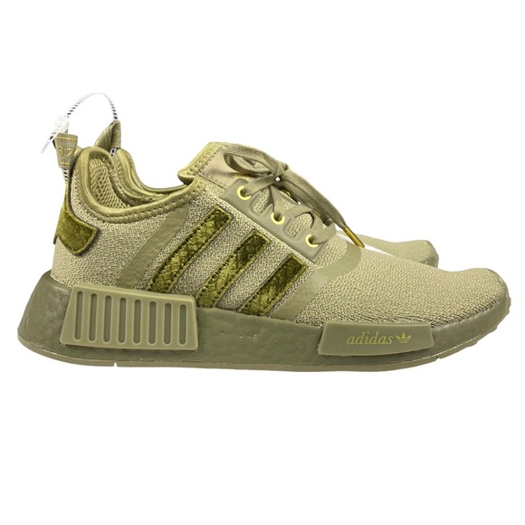 Adidas NMD-R1 NWT Orbit Green Velvet Womens Running Sneaker 2021